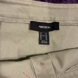 1X Button up FashionNova Skirt